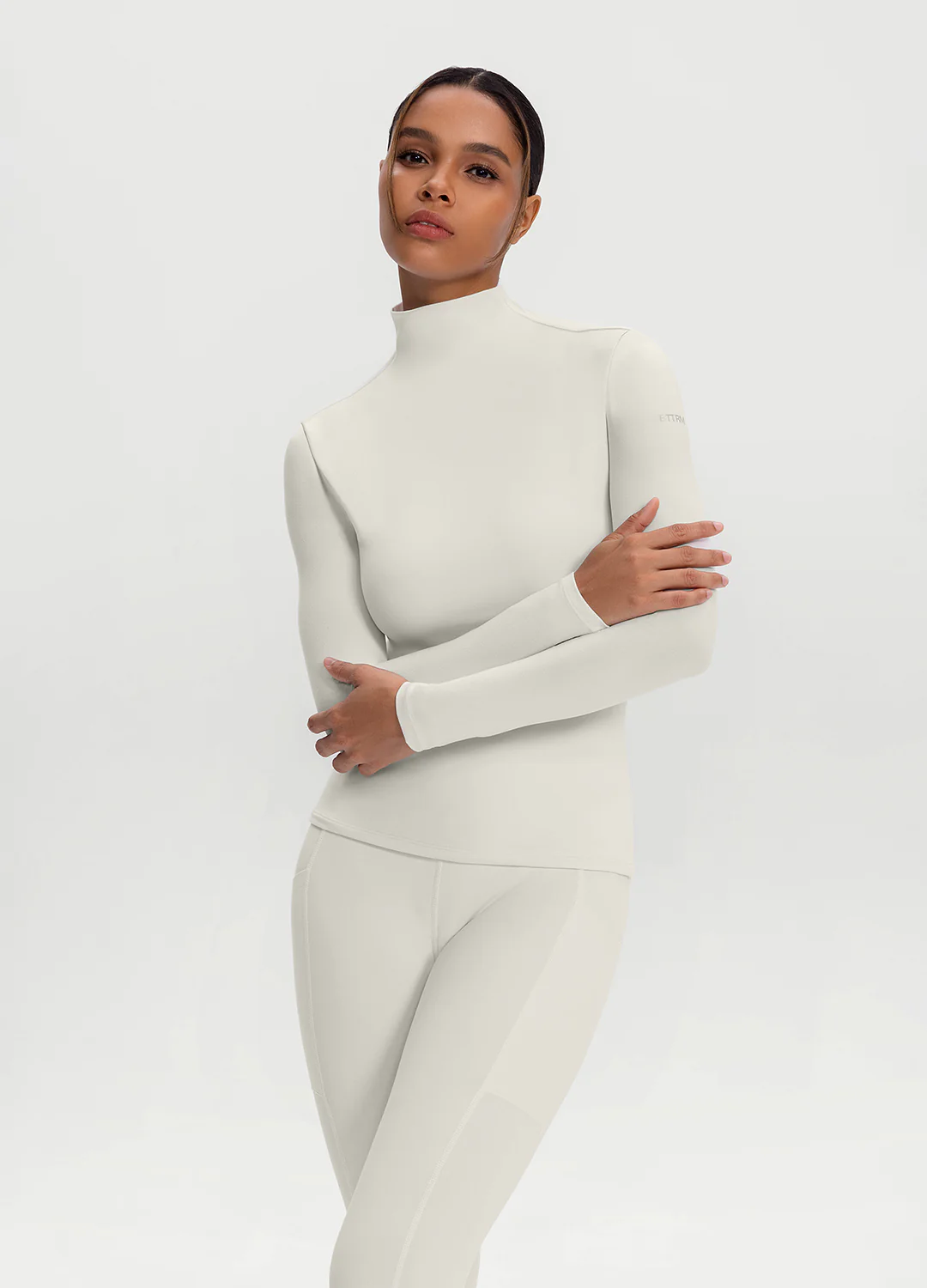 Mock Neck Long Sleeve Top - Image 4