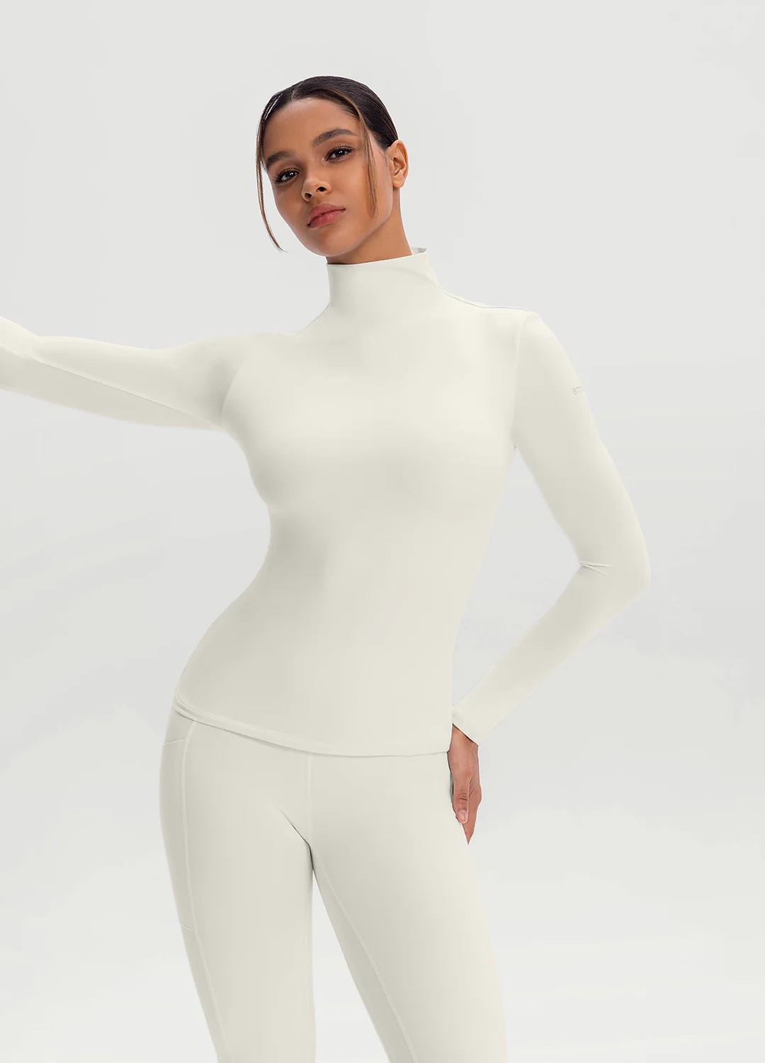 Mock Neck Long Sleeve Top - Image 5