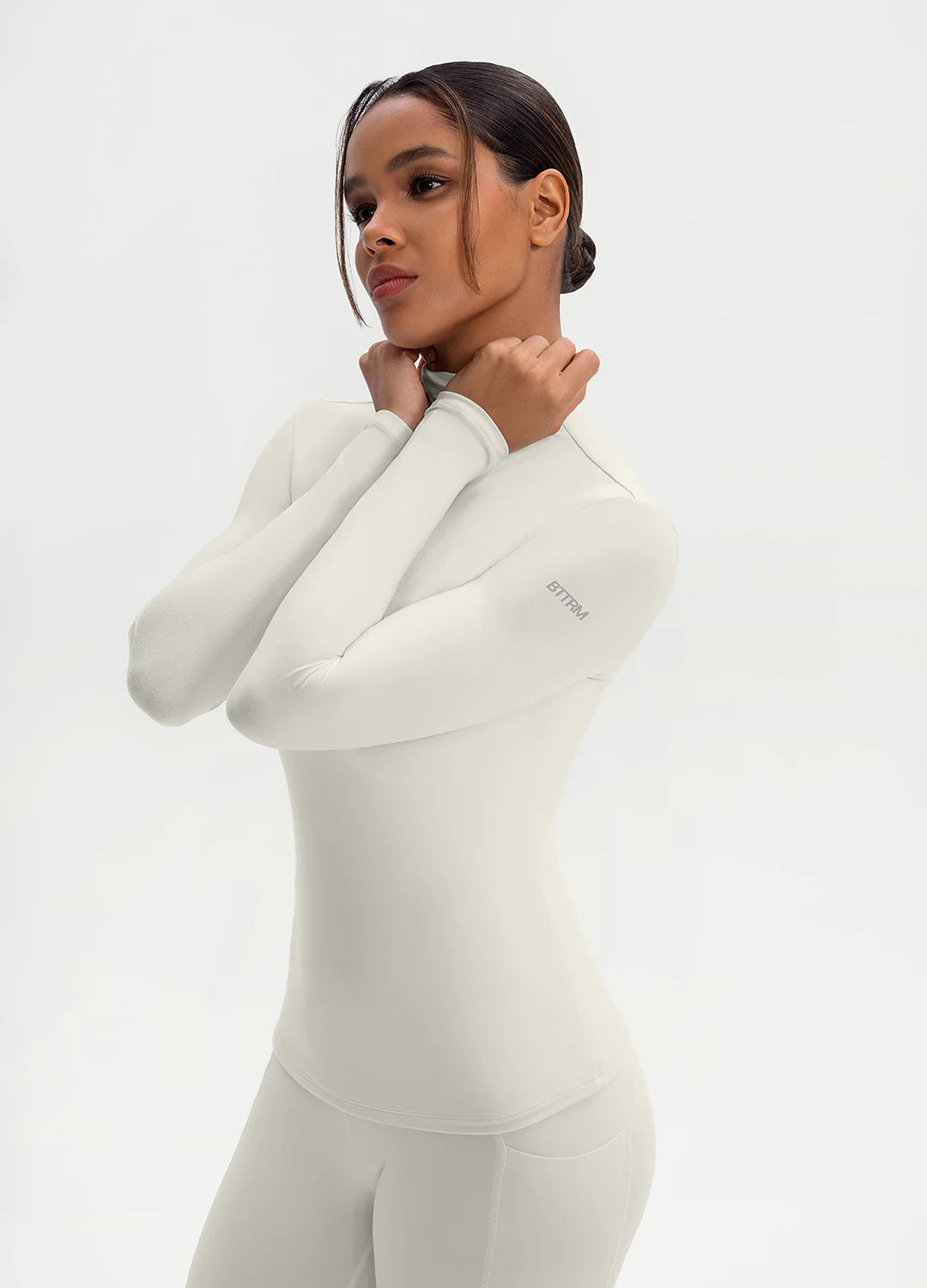 Mock Neck Long Sleeve Top - Image 6