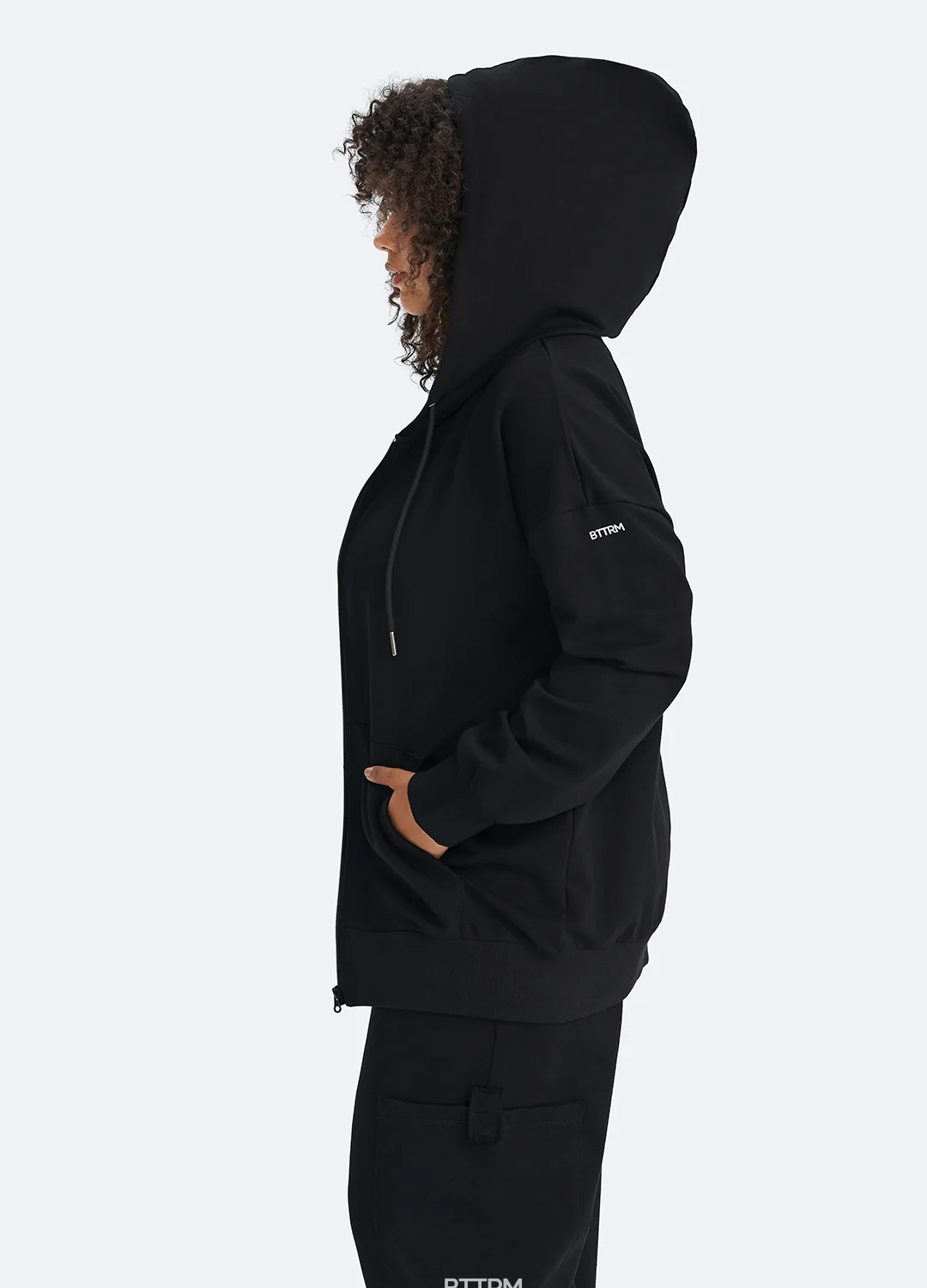 Zip Up Hoodie with Pockets - Image 10
