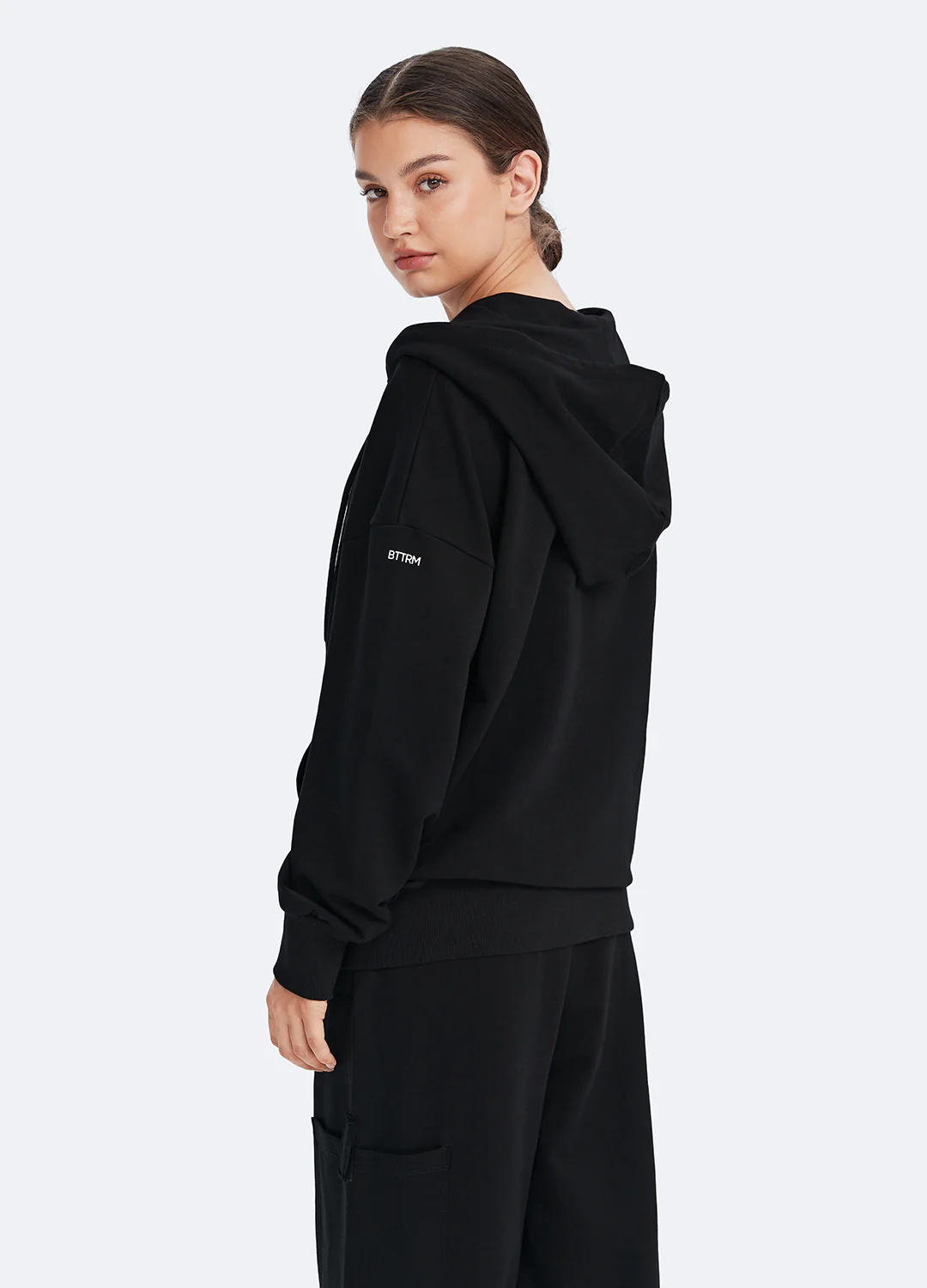 Zip Up Hoodie with Pockets - Image 5