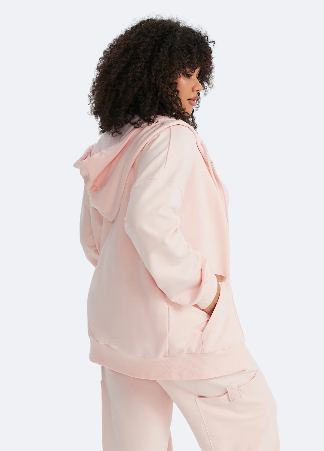 Zip Up Hoodie with Pockets - Image 10