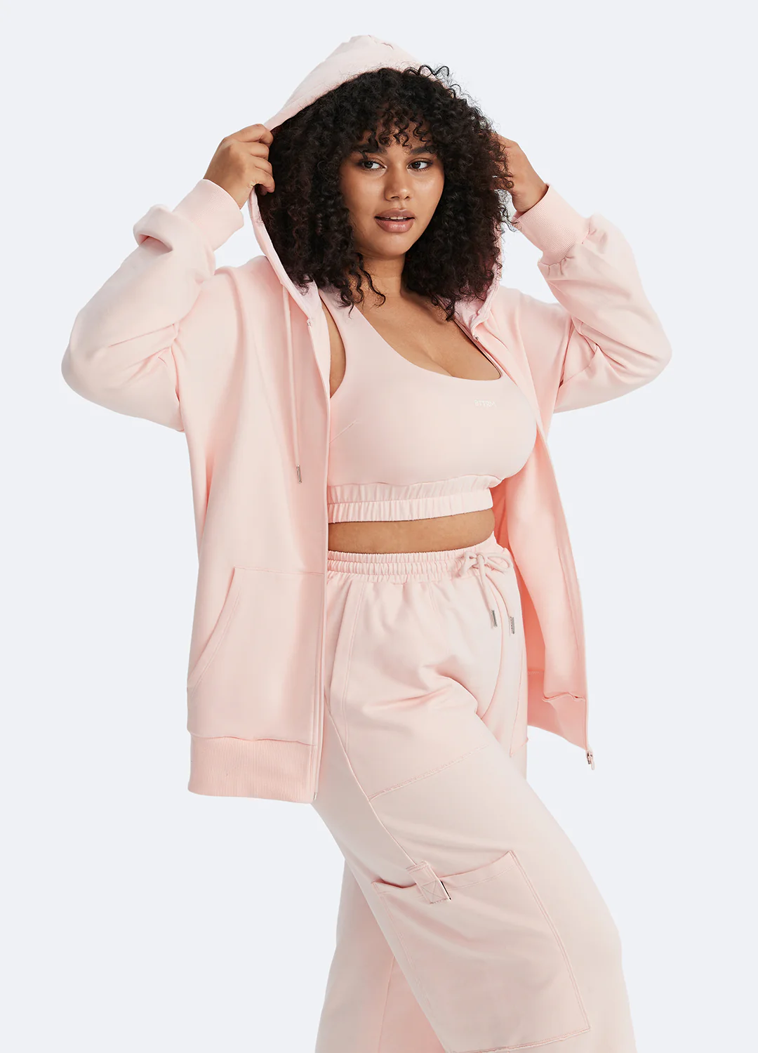Zip Up Hoodie with Pockets - Image 11