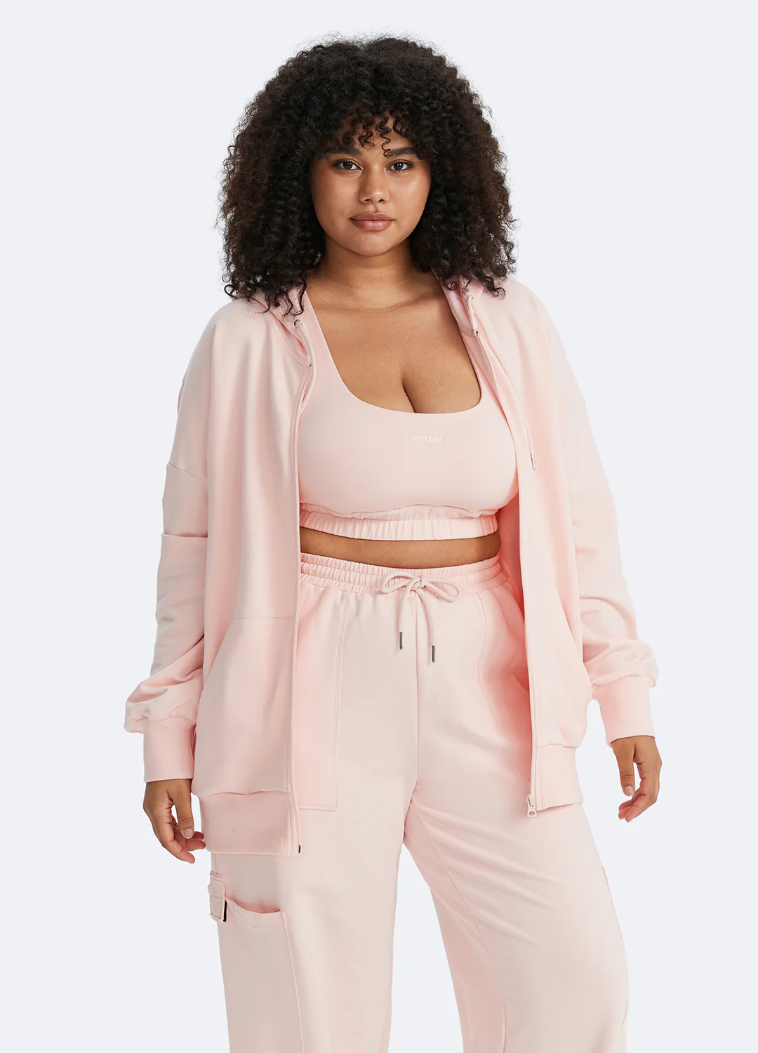Zip Up Hoodie with Pockets - Image 7